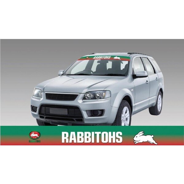 South Sydney Rabbitohs Logo NRL Car Windscreen Sun Visor Sticker Decal