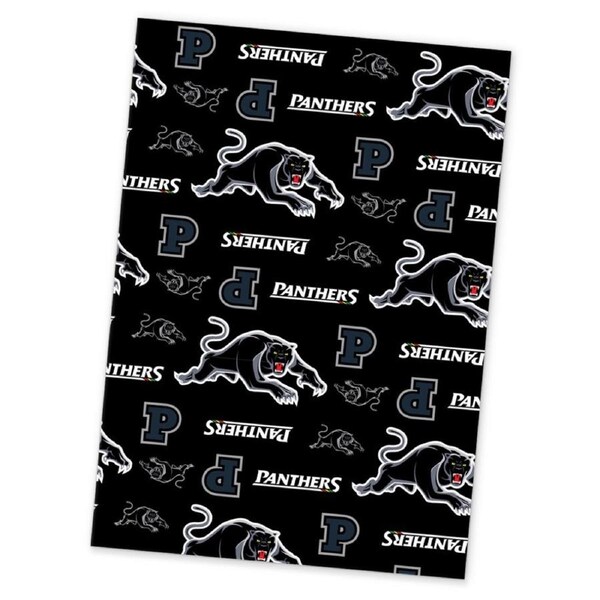 Penrith Panthers NRL Rugby League Wrapping Paper Gift Wrap