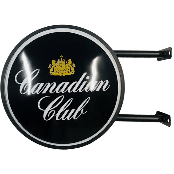 Canadian Club Spirits Bar Lighting Wall Sign Light LED