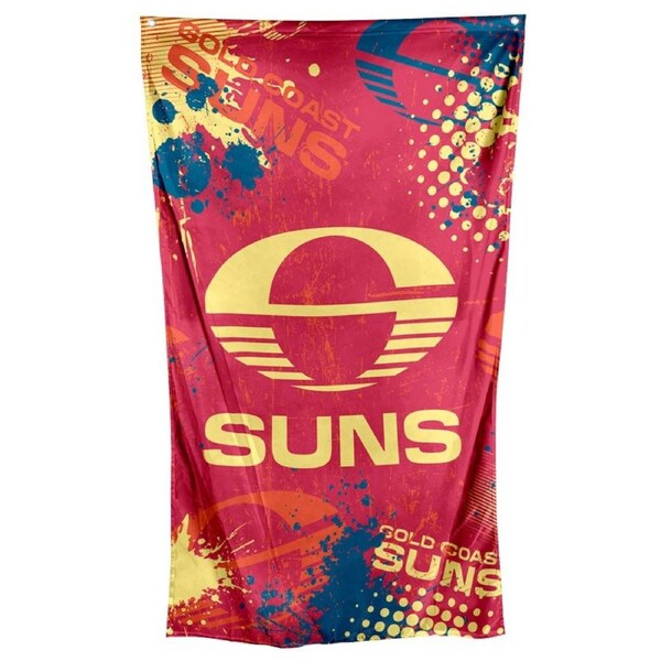 Gold Coast Suns AFL Aussie Rules Football Cape Wall Flag Banner