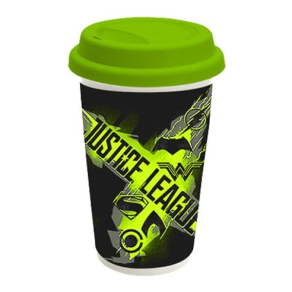 Justice League Movie Ceramic Travel Mug Cup