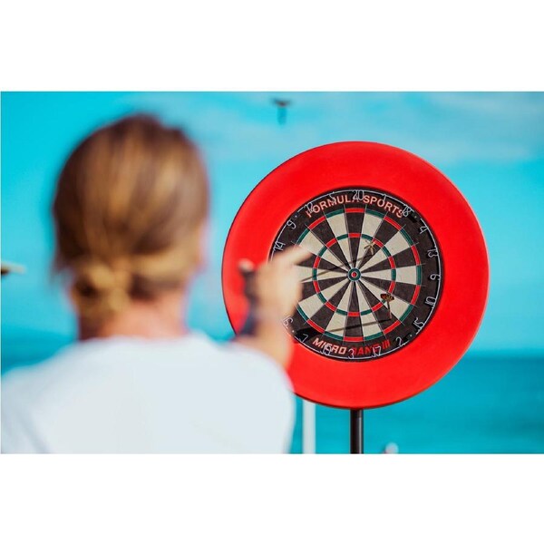 Formula Sports Professional Dart Board Surround one piece RED durable polyurethane