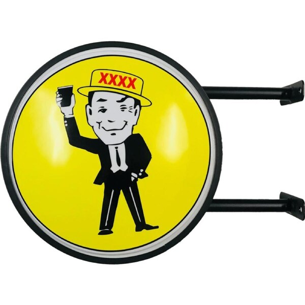 QLD XXXX Beer Bar Lighting Wall Sign Light LED