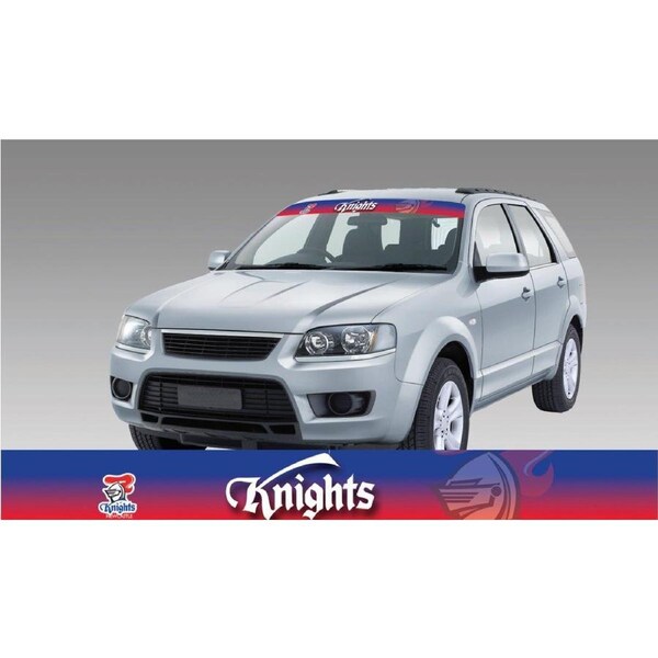 Newcastle Knights Logo NRL Car Windscreen Sun Visor Sticker Decal