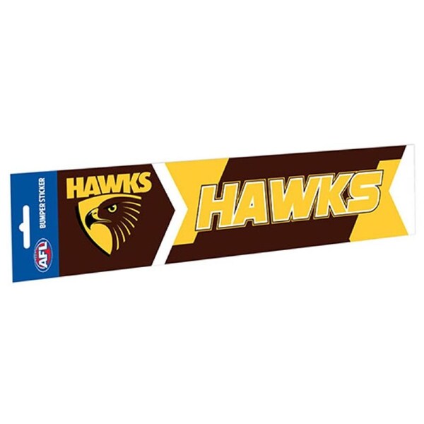 Hawthorn Hawks Official AFL Team Logo Bumper Sticker