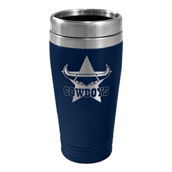 North QLD Queensland Cowboys NRL Stainless Steel Travel Coffee Mug Cup