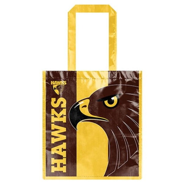 Hawthorn Hawks AFL Laminated Carry Shopping Grocery Bag