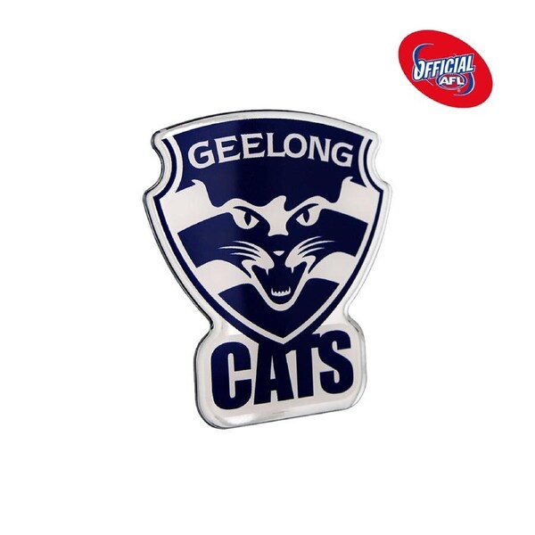 Geelong Cats Logo Decal AFL Metal Car Badge - For True Geelong Fans