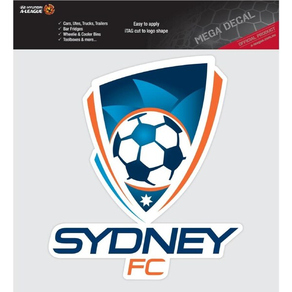 Sydney FC A-League 4WD Car Bike Mega Decal Sticker