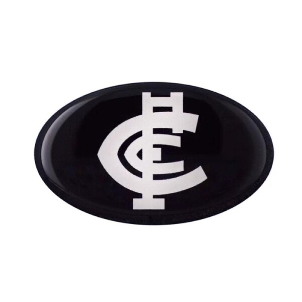Carlton Blues AFL Lensed Team Oval Decal Badge - Cars, Bikes Laptops, Most Things