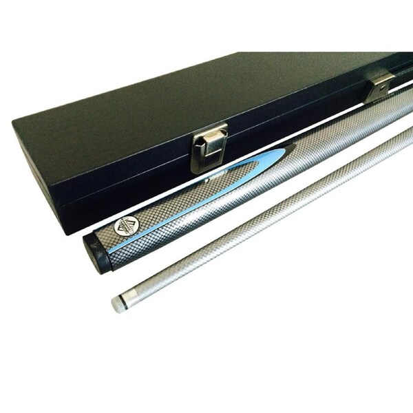 NEW SILVER COMP 57 Inch Graphite Pool Snooker Billiard Cue and Black Case