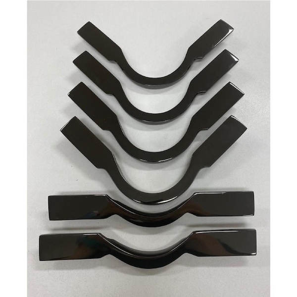 QUALITY SOLID Black Chrome Pool Snooker Billiard Table Pocket Brackets Heavy boss Square