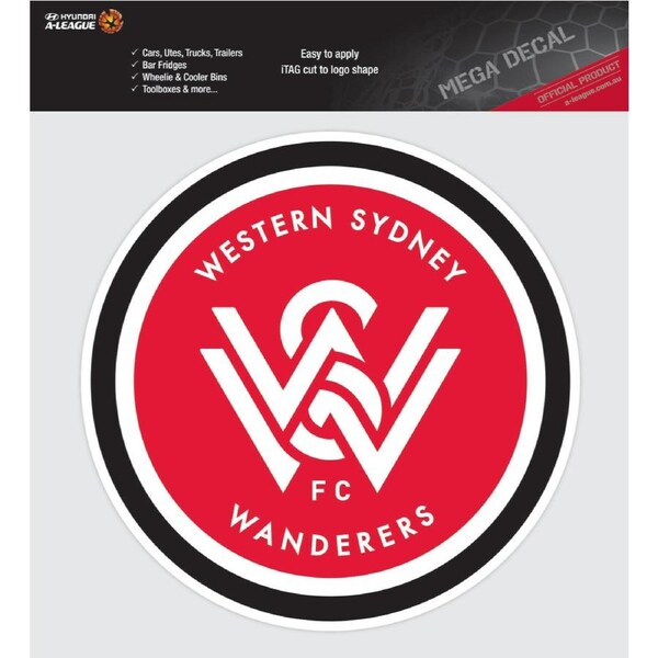 Western Sydney Wanderer A-League 4WD Car Bike Mega Decal Sticker