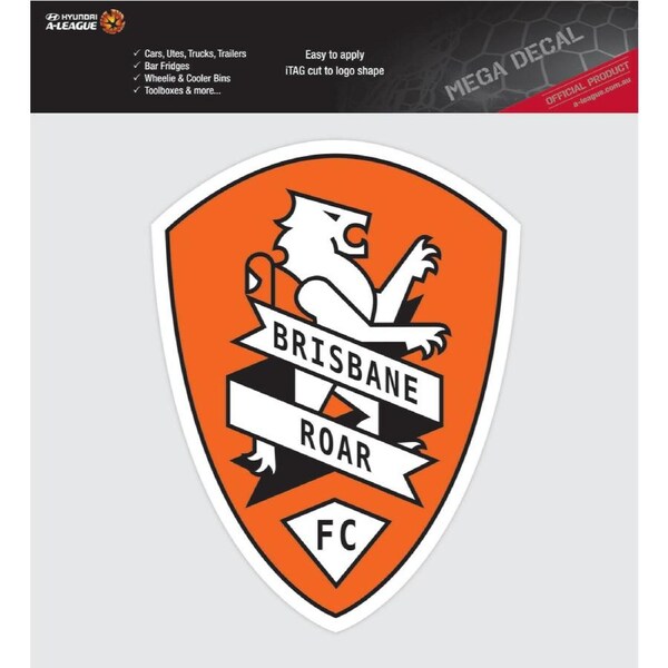 Brisbane Roar A-League 4WD Car Bike Mega Decal Sticker