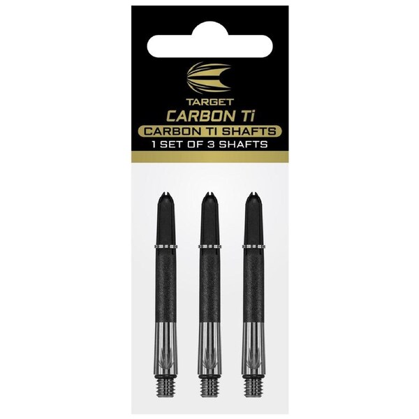 Target Darts Carbon Carbon TI Dart Shafts - Intermediate 43mm