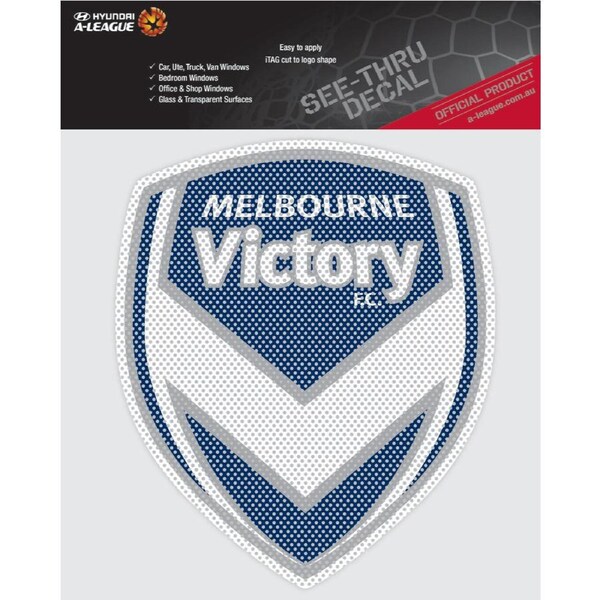 Melbourne Victory A-League 4WD Car Glass See-Thu Decal Sticker