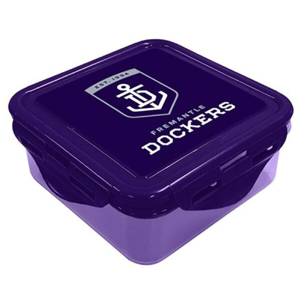 Fremantle Dockers Freo AFL Sandwich Snack Container Lunch Box