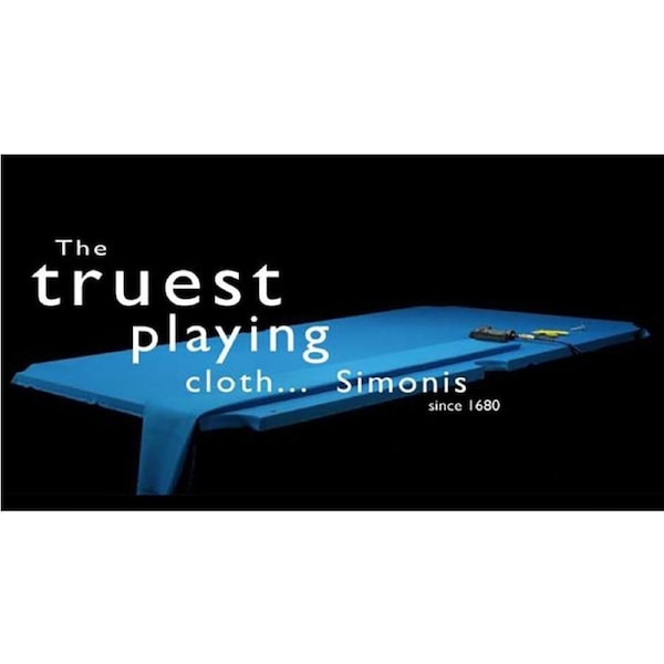 Simonis 860 Pool Snooker Billiard 9 Ball Table Tournament Blue Cloth Felt kit 9ft