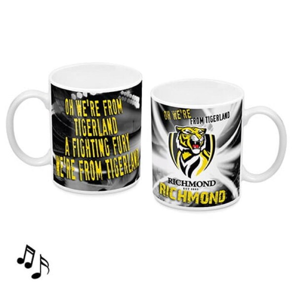 Richmond Tigers AFL MUSICAL Coffee Mug Cup 330ml