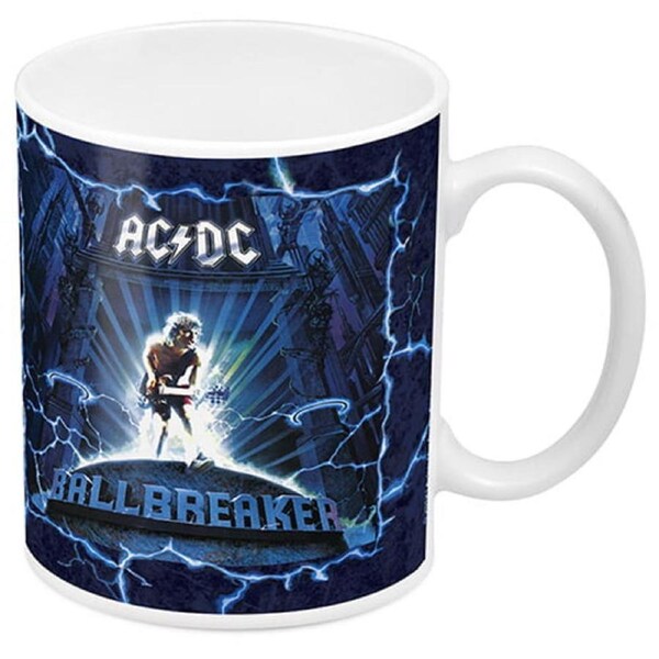 ACDC Ceramic Coffee Mug Cup Ballbreaker Album Design