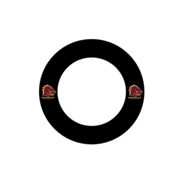 Brisbane Broncos NRL Rugby League Football Dart Board Surround