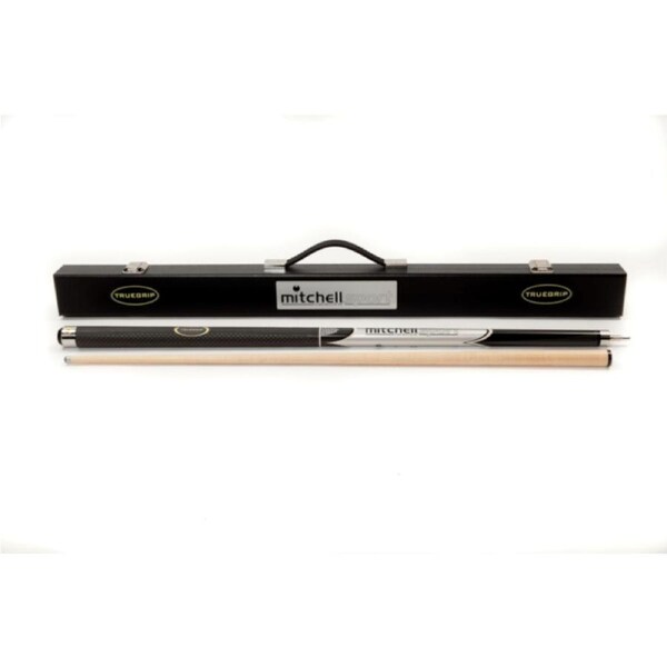 Mitchell Silver Pool Snooker Billiard Cue 2 piece 57 inch with Case