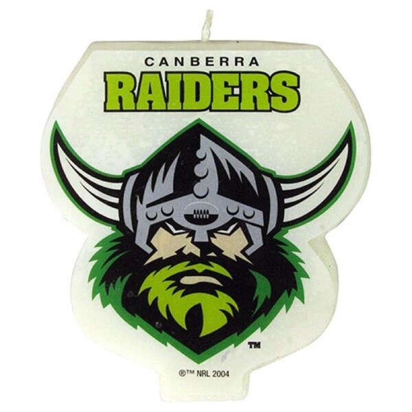 Canberra Raiders NRL Team Logo Birthday Candle