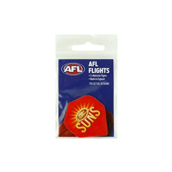 Gold Coast Suns AFL Aussie Rules Football Dart Flights