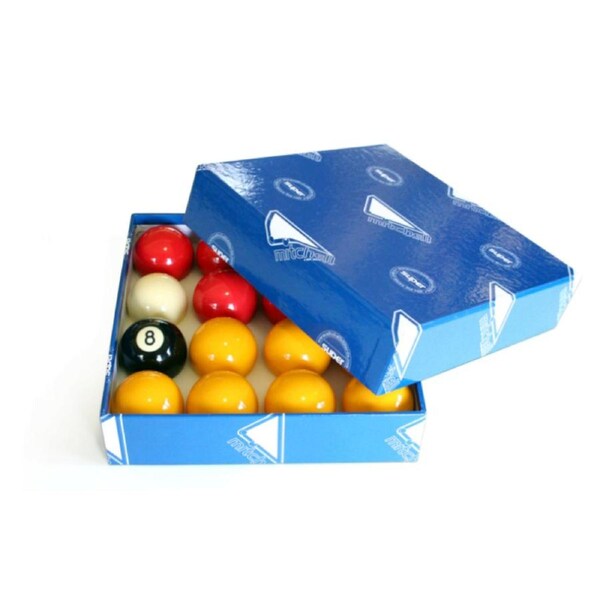 MITCHELL Super Casino Pool Snooker Billiard Balls Red Yellow Black White
