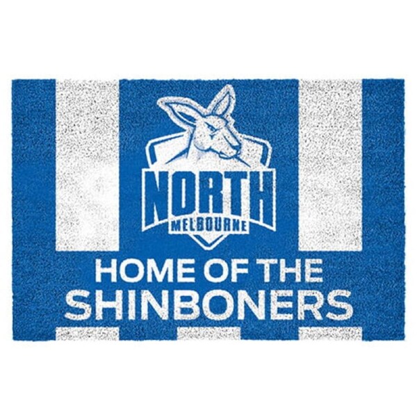 North Melbourne Kangaroos AFL Doormat for Home Man Cave Bar BBQ