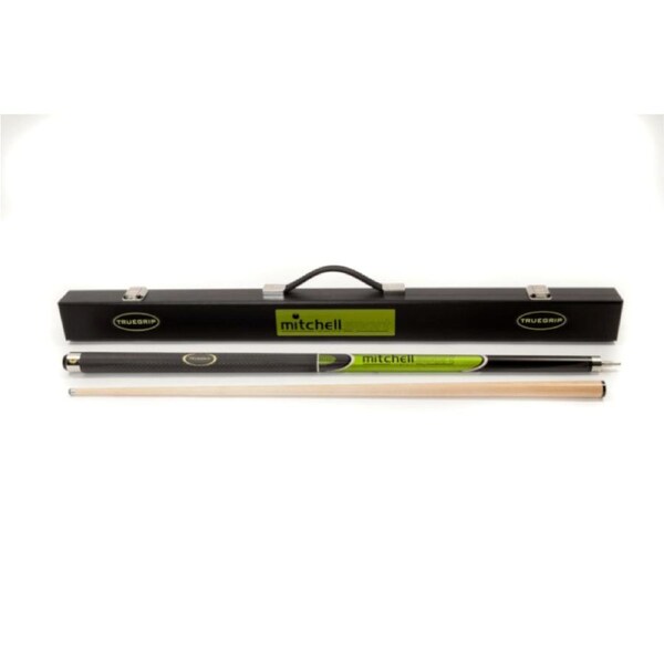Mitchell Green Pool Snooker Billiard Cue 2 piece 57 inch with Case