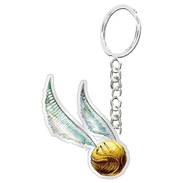 Harry Potter Metal Keyring Golden Snitch Design Automotive Emblem