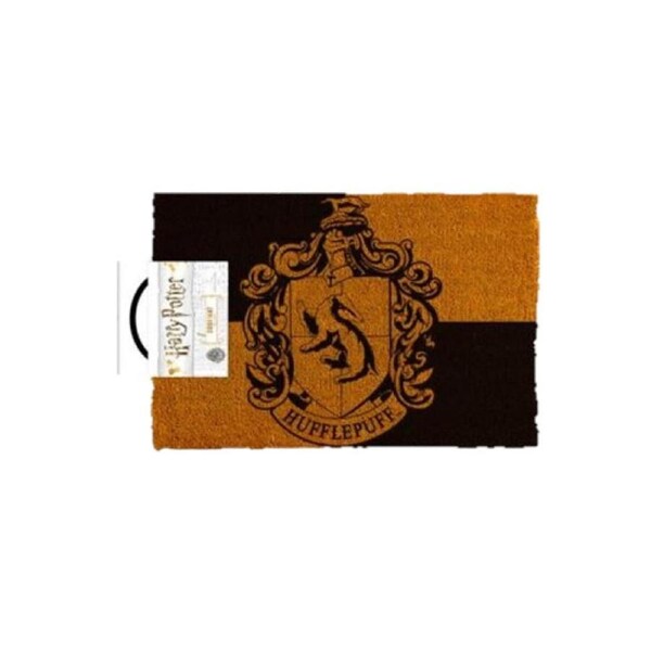 Harry Potter Hufflepuff Crest Welcome Man Cave Door Mat