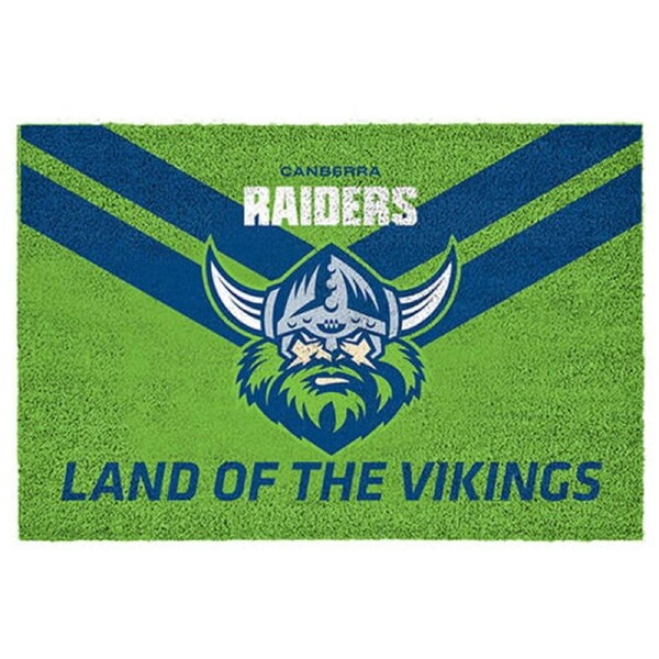 Canberra Raiders NRL Doormat for Home Man Cave Bar BBQ
