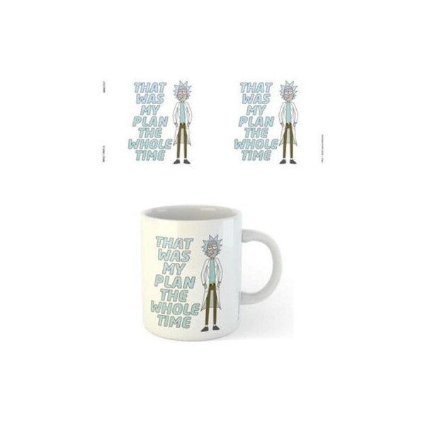Rick and Morty Plan All Along Coffee Mug Cup