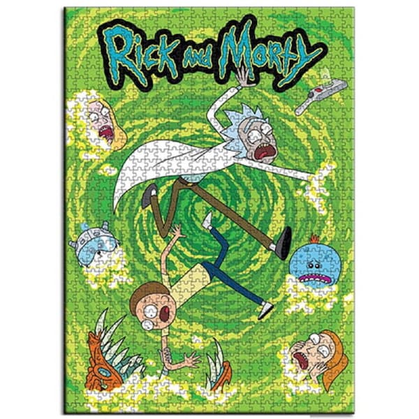 Rick and Morty Pickle Rick 1000-Piece Jigsaw Puzzle