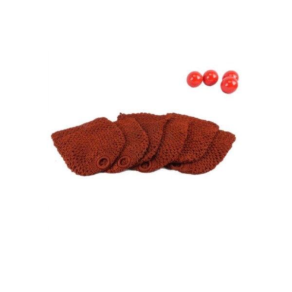 Deluxe Nylon PAPRIKA Pool Snooker billiard Table Pockets Nets Set BEST Thick Quality