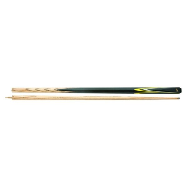 Dufferin HCY Ash Pool Snooker Billiard Cue Yellow White 2 piece 57 inch