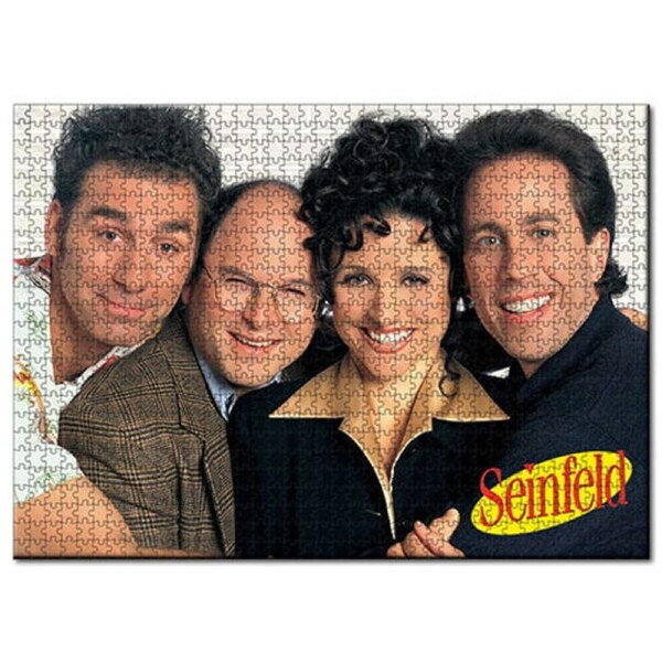 Seinfeld Group Jerry George Elaine Kramer 1000 Piece Jigsaw Puzzle