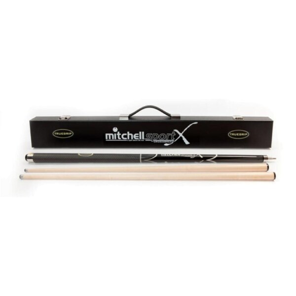 Mitchell Sport X Breed Black Pool Snooker Billiard Cue Interchangeable Shafts
