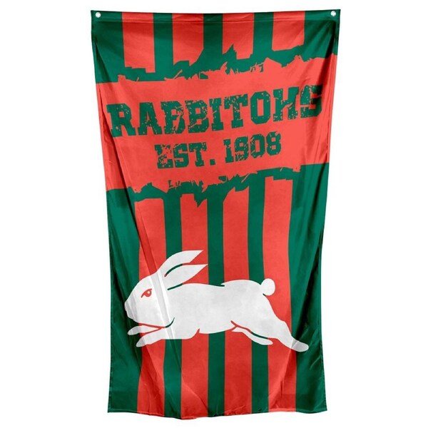 South Sydney Rabbitohs NRL Cape Wall Flag Banner