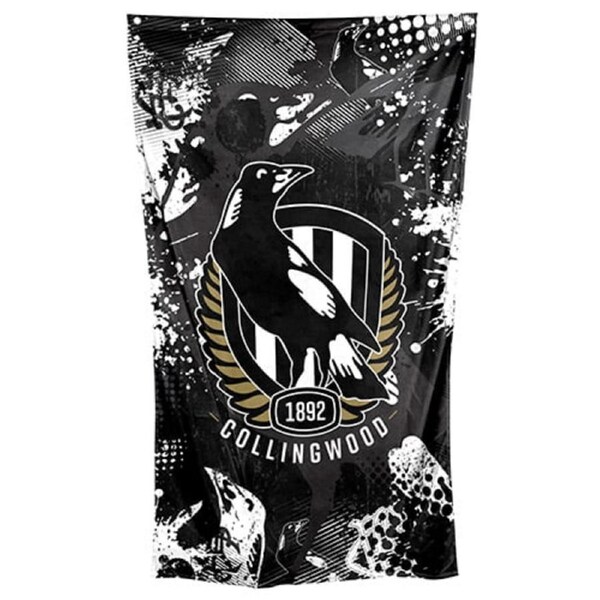 Collingwood Magpies AFL Aussie Rules Football Cape Wall Flag Banner