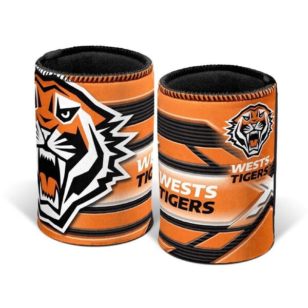Wests Tigers NRL Beer Can Bottle Cooler Stubby Holder Cosy