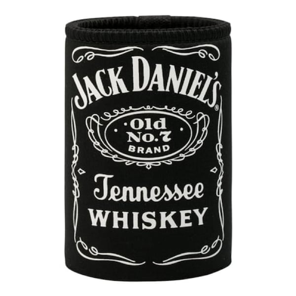Jack Daniels Full Label Whiskey Can Cooler Stubby Cosy Holder