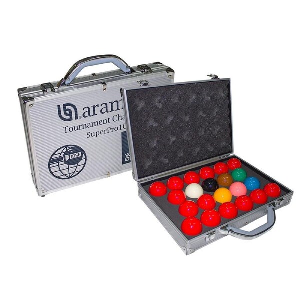 Aramith SuperPro1G Pro Tournament Snooker Balls 2 & 1/16" inch