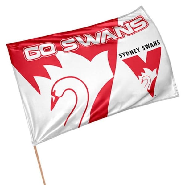 Sydney Swans AFL Aussie Rules GAME DAY Pole Flag Banner