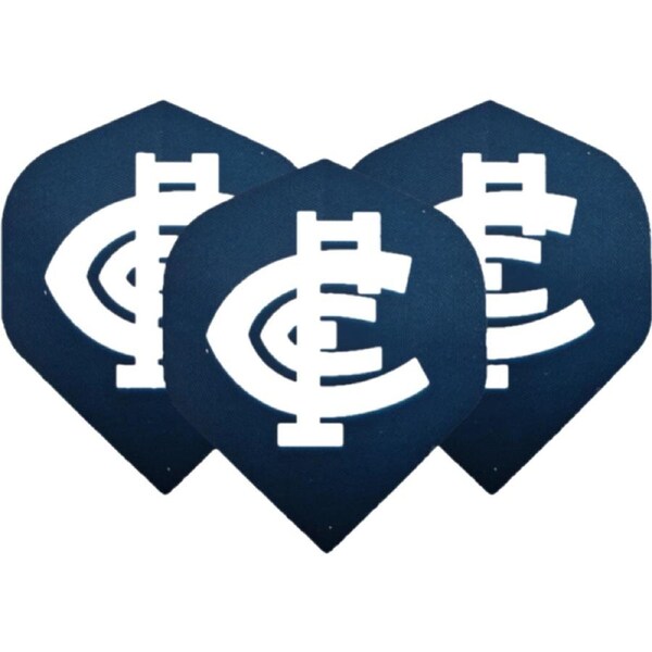 Carlton Blues AFL Aussie Rules Football Dart Flights