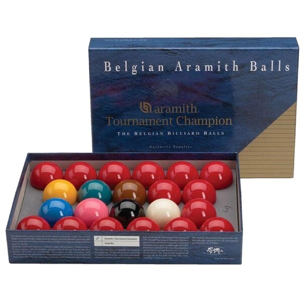 ARAMITH Pro Tournament Champion Snooker Balls 2 & 1/16" Inch