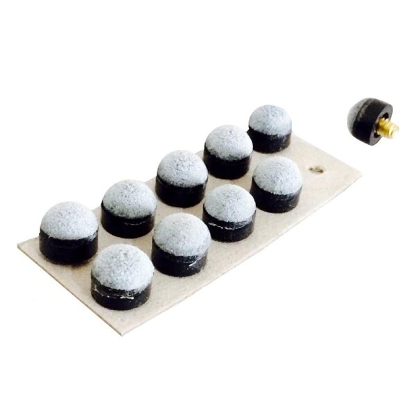 QUALITY SCREW ON Pool Snooker Billiard Cue Tips 10 x Screw in type 10mm soft