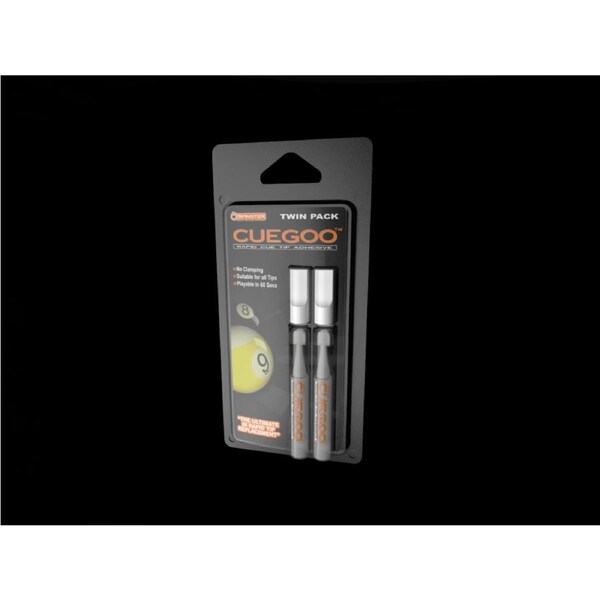 2 Pack Pool Snooker Billiard Cue Tip Tipping Glue Spinster CUEGOO